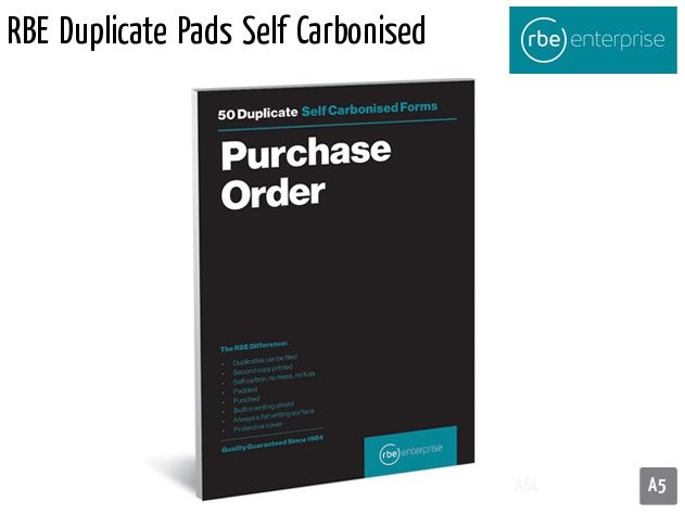rbe duplicate pads self carbonised