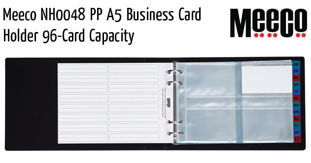 meeco nh0048 pp a5 business card