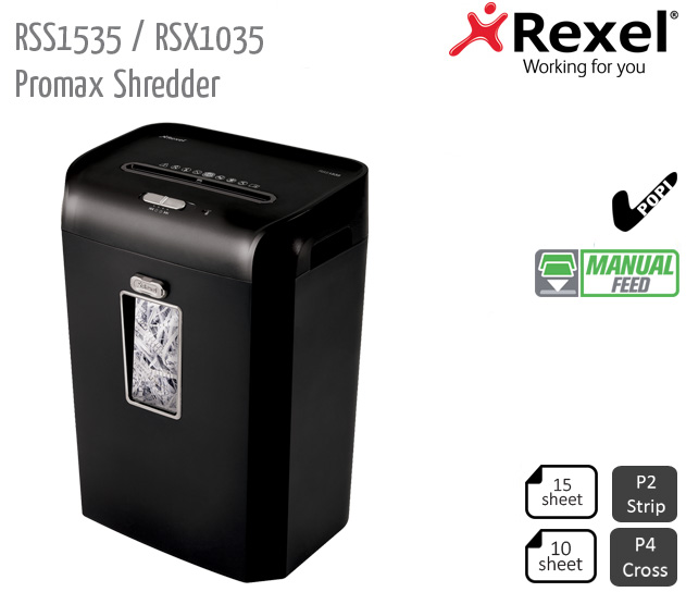 rss1535 rsx1035 promax shredder