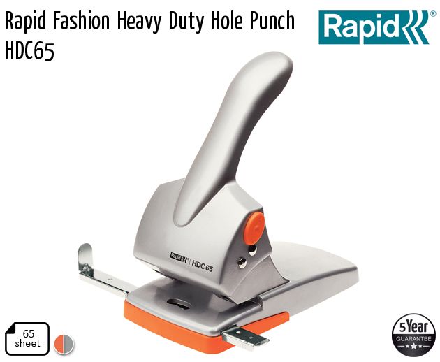 rapid fashion heavy duty hole punch hdc65