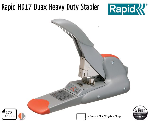 rapid hd17 duax heavy duty stapler