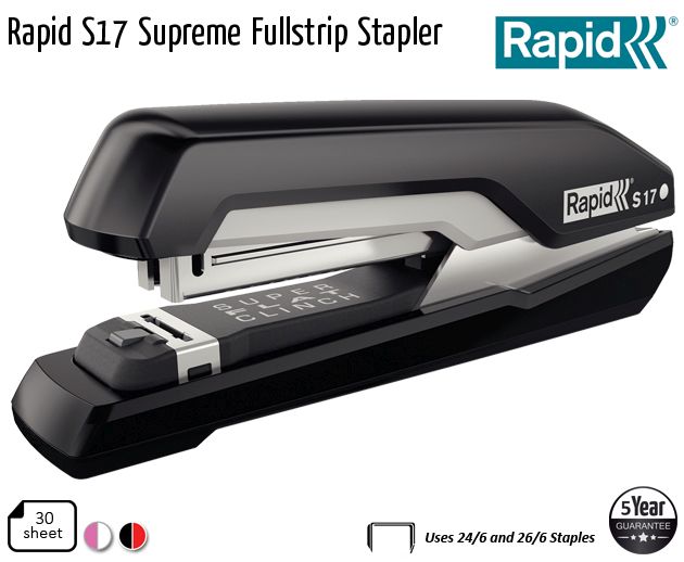 rapid s17 supreme fullstrip stapler