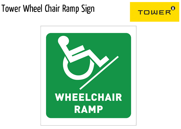 tower wheelchair ramp safety sign
