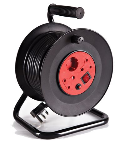 open reel extension cord
