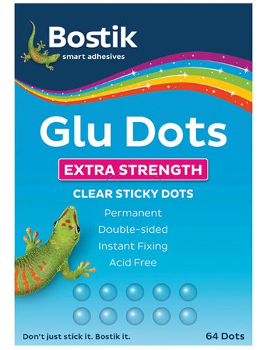 bostik glue dots extra streght