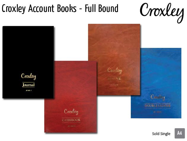 croxley account books full bound jd166