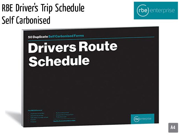 rbe driver's trip schedule