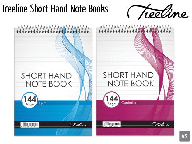 treeline short hand note books