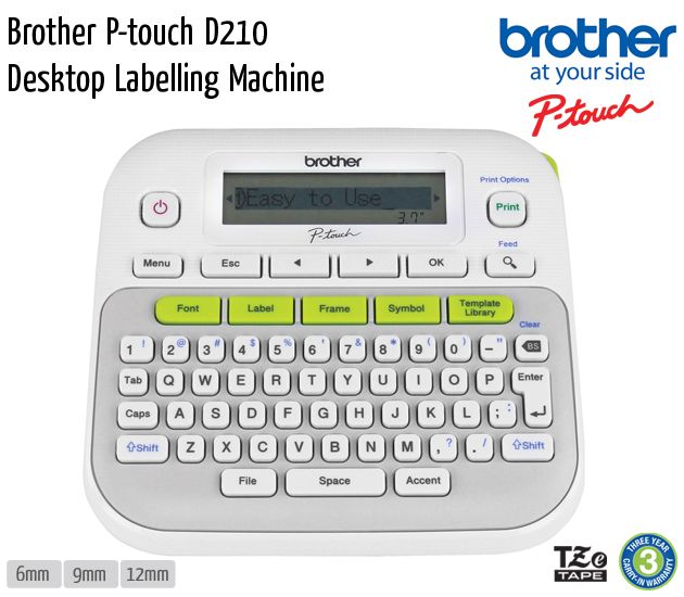 brother p touch d210