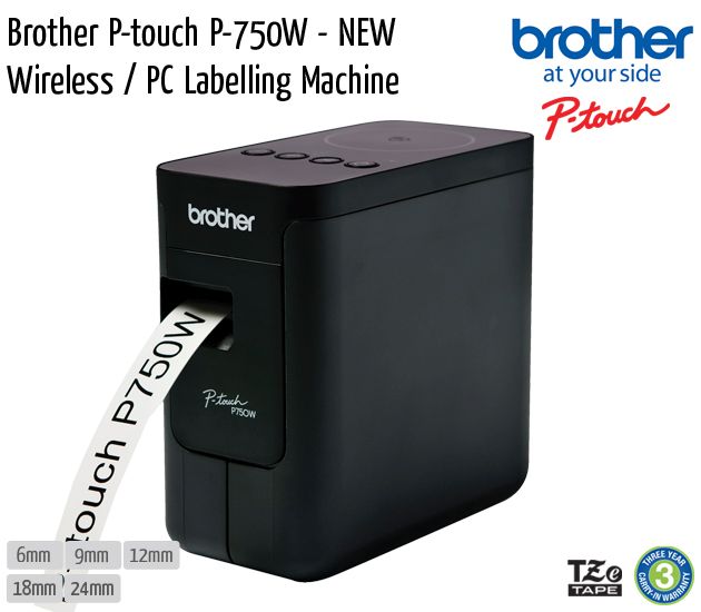 brother p touch p 750w new