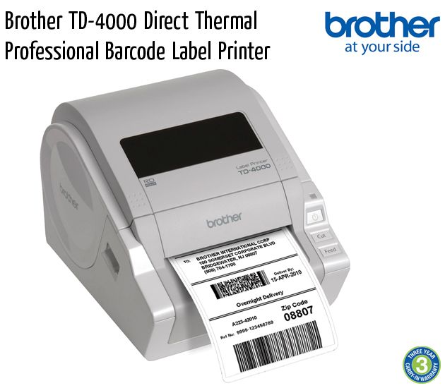 brother td 4000 direct thermal