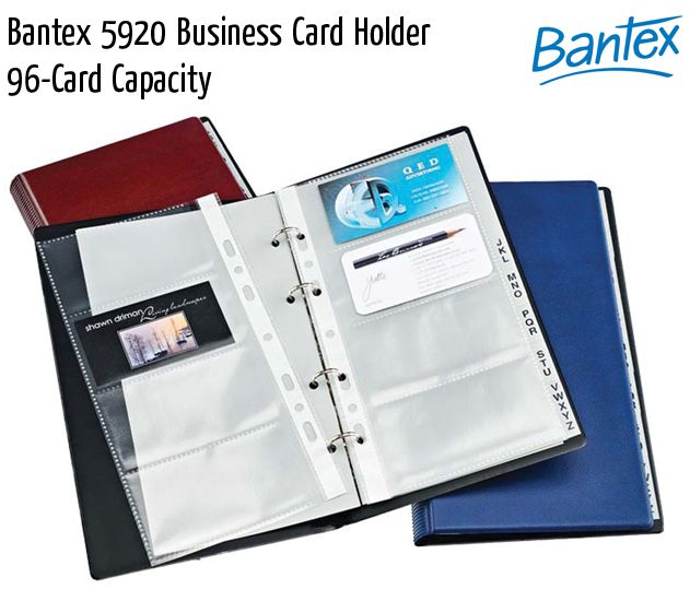 bantex 5920 business card holder