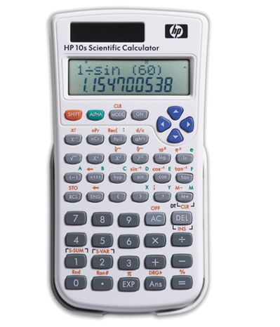 hp 10s scientific calculator