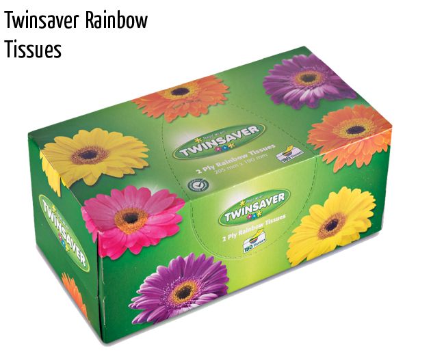twinsaver rainbow tissues