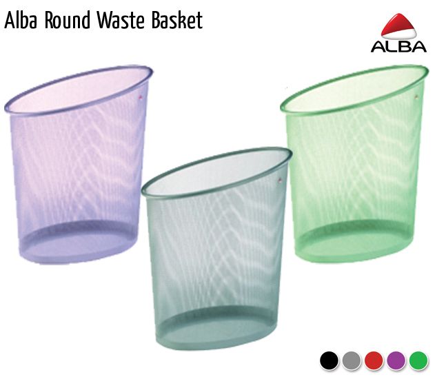 alba round waste basket