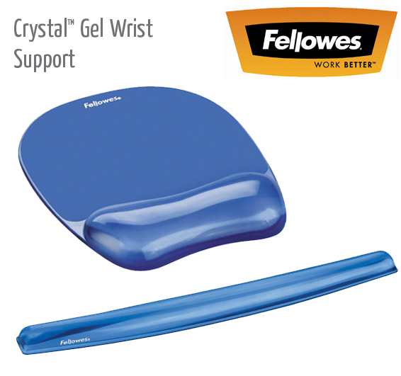 crystal gel keyboard wrist support