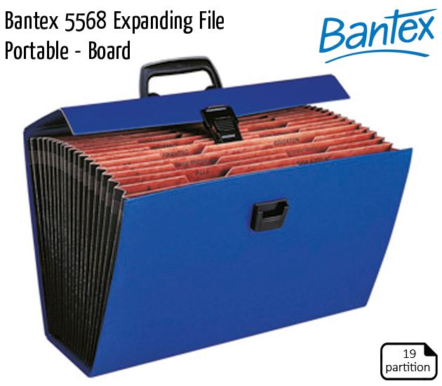 bantex 5568 expanding portable