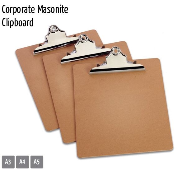 corporate masonite clipboard