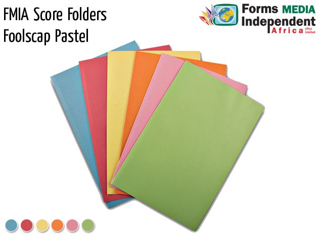 fmia score folders foolscap pastel