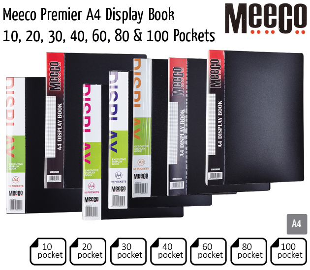 meeco premier a4 display book