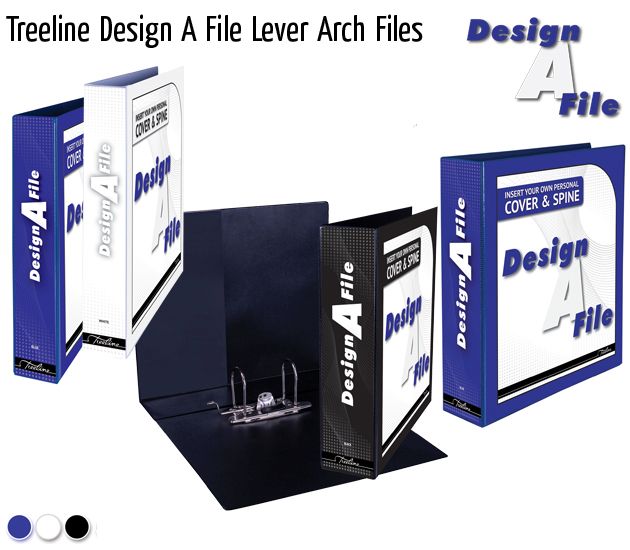 treeline design a file lever arch files