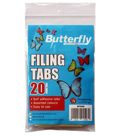 butterfly filing tabs