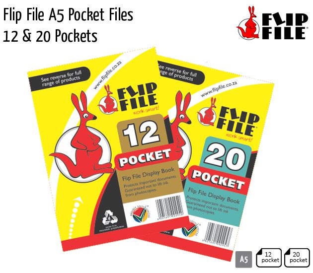 flip file a5 pocket files