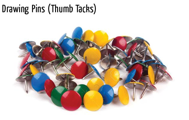 drawing pins thumb tacks