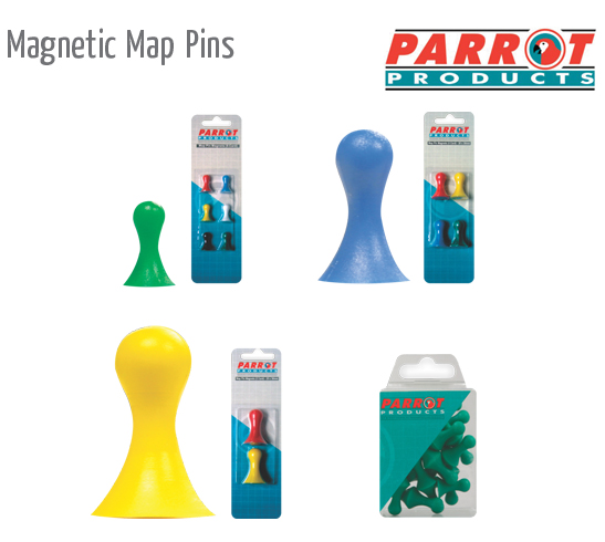 magnetic map pins