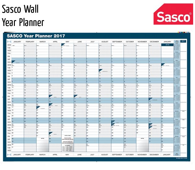 sasco wall year planner