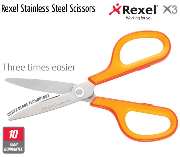 rexel stainless steel scissors