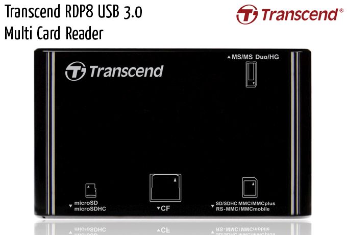 transcend rdp8 usb card reader