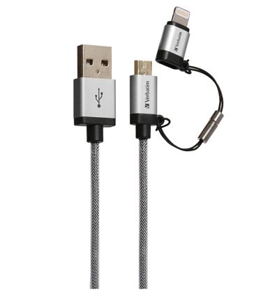 verbatim microusb sync and charge cable plus
