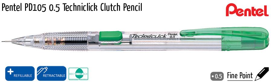 clutch pentel pd105